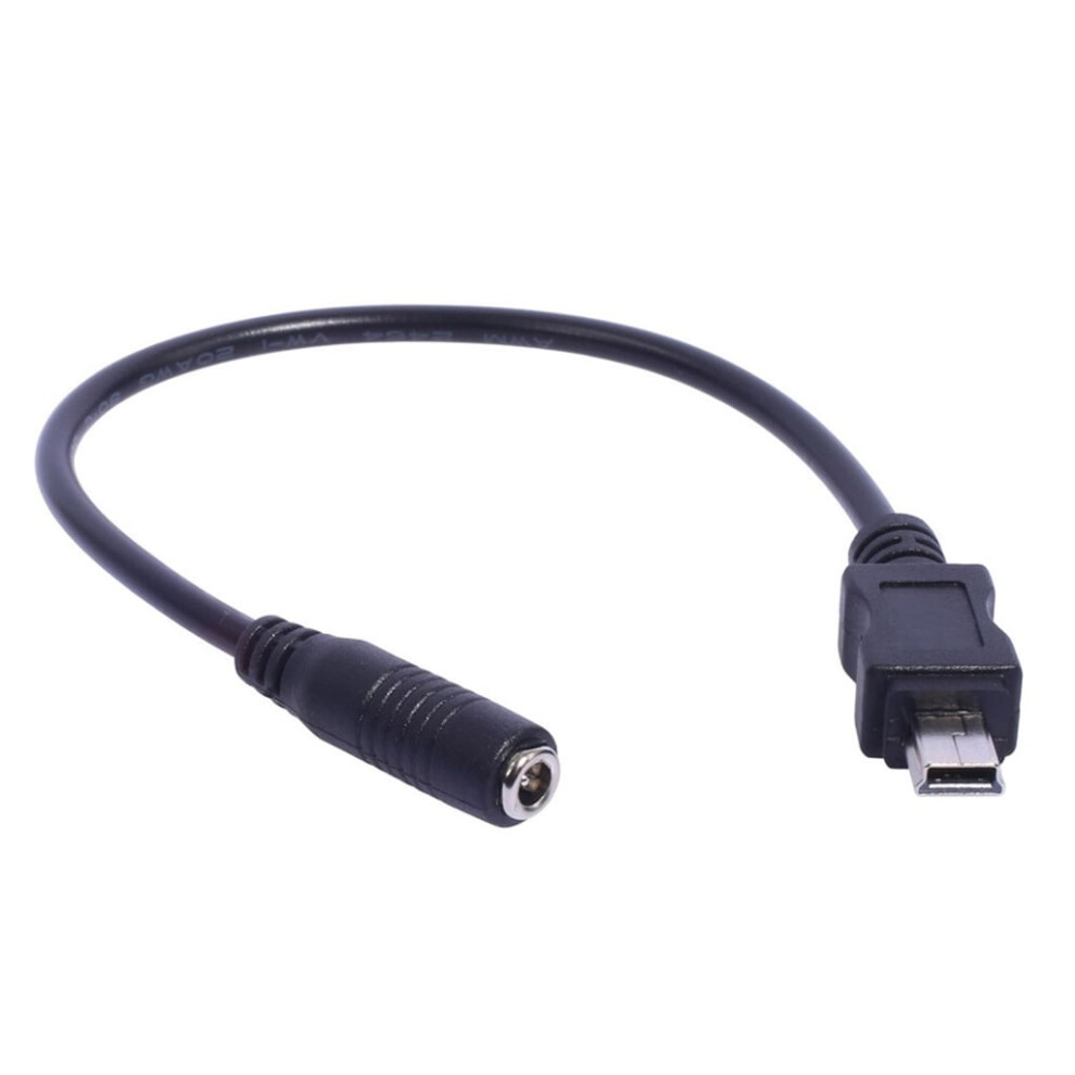 Mini Usb Charging Cable For Tablets, Phones, Cameras 3.5X1.35mm Female To Mini Usb Male 20Cm Length 9101399500667