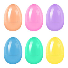 Easter Eggs Iridescent Color for Filling Specific Treats, Easter Theme Party Favor, Adult & Kid Party Toys for Gift Baskets or Egg Hunt Decor