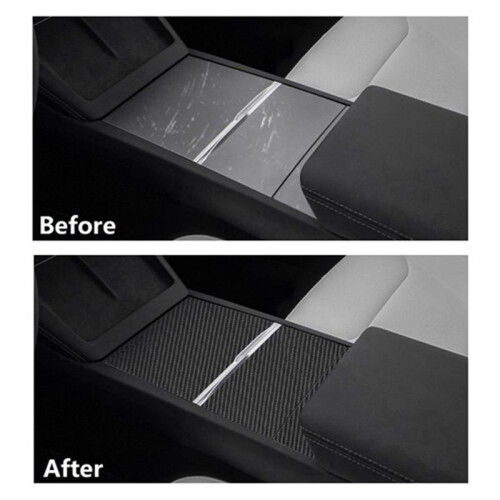 Car Center Console Panel Cover Kit Interior Protector Accessories for  Model Y Juniper 2025 1
