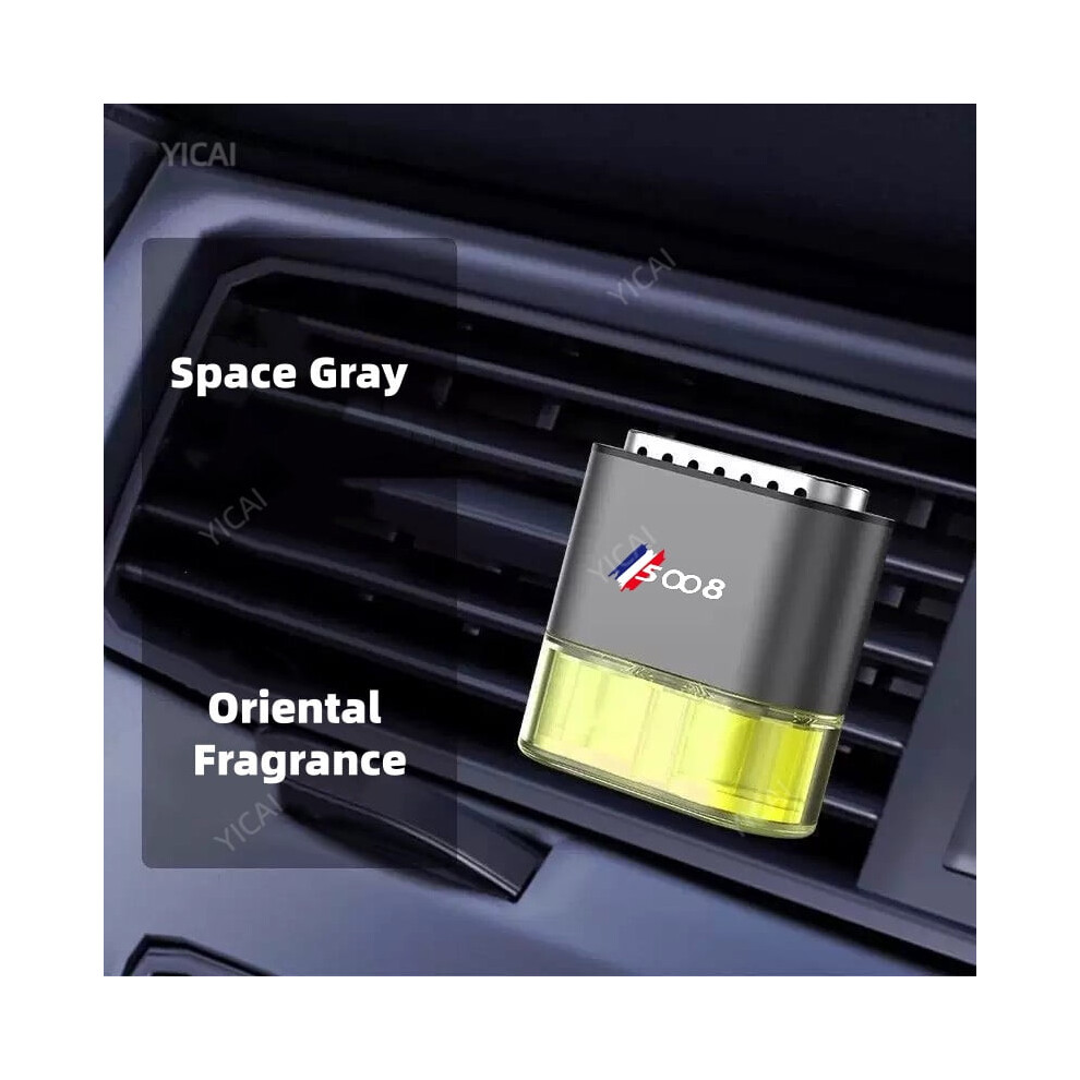 For Peugeot 5008 Aluminum Alloy Car Fragrance Diffuser Healthy And Fragrant Gulong Floral Liquid Fragrance 9065194462776
