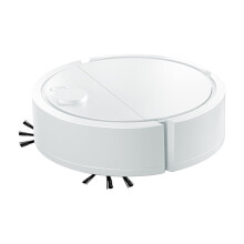 Aspirateur robot rechargeable pour la maison, nettoyeur de sols intelligent, design fin et silencieux, batterie au lithium 400 mAh, nettoyage sous le