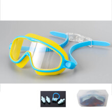 Tao Tao Swimming Goggles with Nose Clip & Earplugs, HD Anti-Fog, UV Protection, Wide View for Kids/Teens – Compatible with Youth Diving