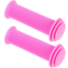 HOMEMAXS Rosy Rubber Bike Handlebar Covers for Comfortable Riding Nonslip and Shockproof 2Pcs