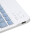 Ultra Slim Portable Wireless Tablet Keyboard for IOS, Android, Win, OS X - Mist Blue 12