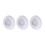 3 Pcs Hot Stable Performance Pen Holder 6.5X6.5cm White 1