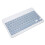 Ultra Slim Portable Wireless Tablet Keyboard for IOS, Android, Win, OS X - Mist Blue 14
