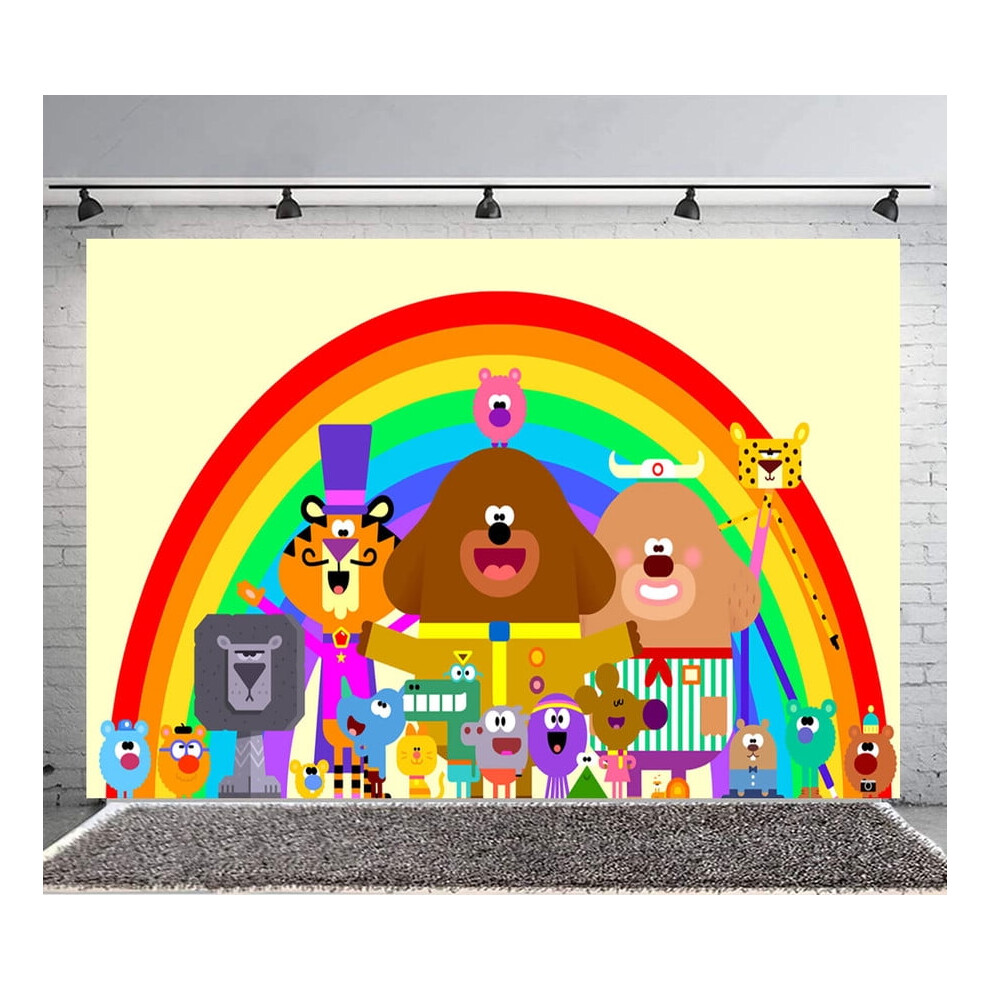Hey Duggee Backdrop Banner Party Supplies Poster Movie Theme Background For Photography Birthday Decorations 9101399501510