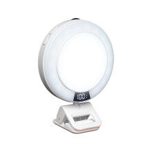 Clip on Ring Light,Rechargeable 60 LED Selfie Ring Light for Phone, Laptop, Tablet (2 Models, 3 Level Brightness)