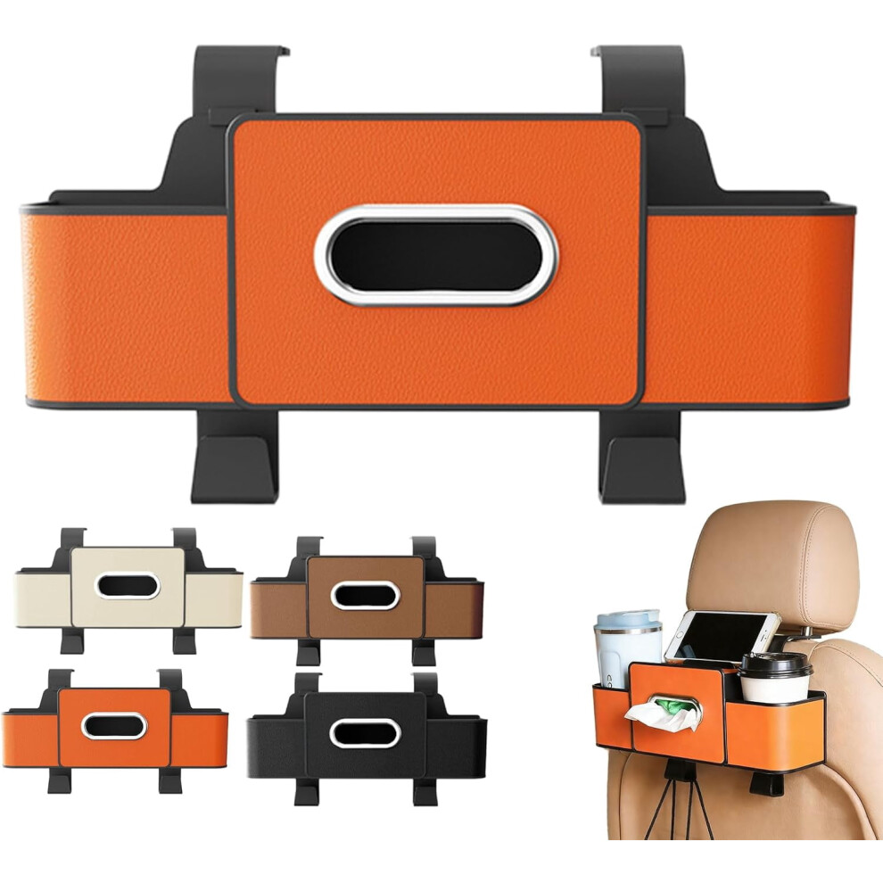 Universal Car Organizer And Storage Box | Multi-Purpose Car Seat Gap Filler With Storage Compartments, Cup Holders And Hooks For Phone & Keys 9180435432605