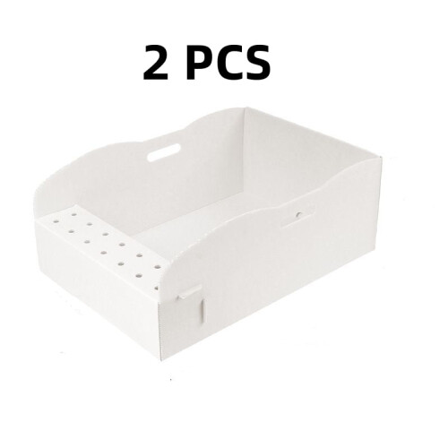 Foldable Outdoor Portable Cat Litter Box 2 Pack Waterproof Large Size