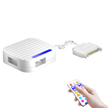 Intelligent ARGB Controller for PC 5V 3Pin Satas Connection Base Featuring MultiLighting Mode Remote Controls