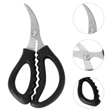 Ciseaux à fruits de mer en acier inoxydable avec poignées ergonomiques (lot de 3)