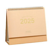 2025 Mini Desk Calendar, Standing Flip Design for Office & Home Decor, Daily Schedule Planner & Memo Tool