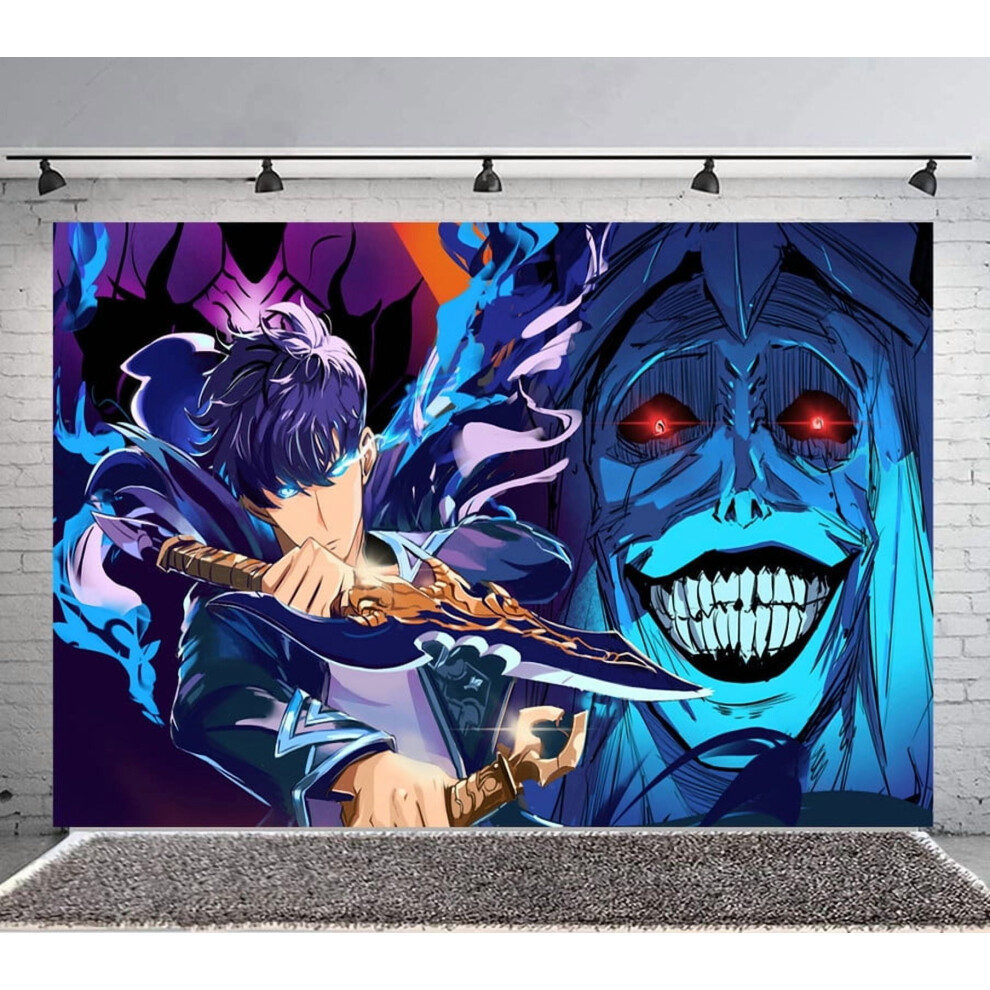 Solo Leveling Backdrop Banner For Photography And Birthday 9399596294469
