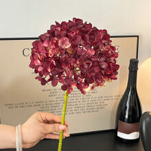 Fleurs d'hortensia artificielles en soie – Tiges individuelles réalistes pour mariages, décoration intérieure, compositions florales à faire