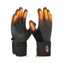 Customizable Smart Heating Gloves, Five-Finger Thermal Gloves for Skiing/Hiking, Rechargeable & Adjustable Temp, Compatible with USB-C