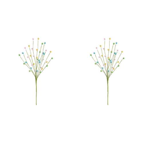 Artificial Spring Berry Beaded Picks 17 Inch