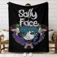 The Sally Face Throw Blanket Gifts for Fans Lover Girls Boys Women Present Hoodie Him Bed 30"x40"