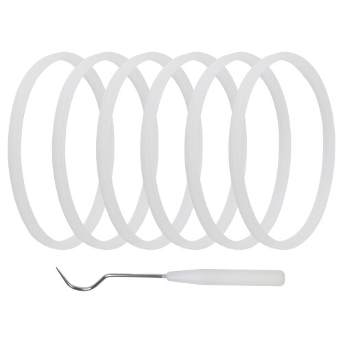 Rubber Gaskets Replacement Seal for Blender 6 Pack 8.2 cm