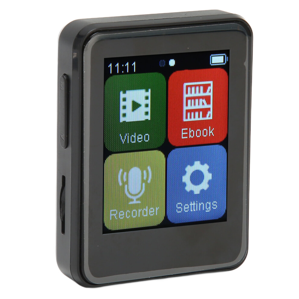 Bluetooth Mp3 Player 1.8" Touchscreen 64Gb Noise Reduction Black 4941387622330