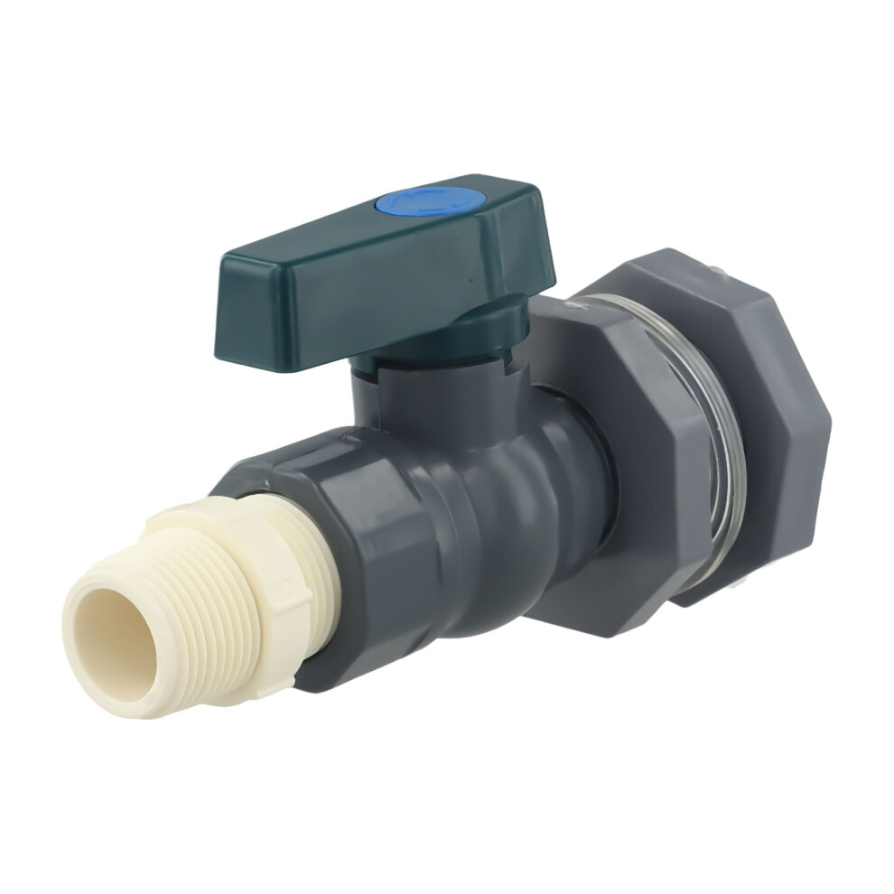 Pvc Rain Diverter Kit For Garden Faucet, Water Spigot Fittings With Ball Valve 9043876434495