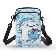 Gift Ghost Blue2Layers Kleine Umhängetasche, leicht für den Alltag