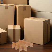 5Pack Cardboard Moving Boxes For Glass Packing Safe Transportation