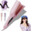 3D Curling Iron with Negative Ionic Tech, 4 Heat Settings, Double-Sided Heating, 24H Battery – Compatible with All Hair Types 1