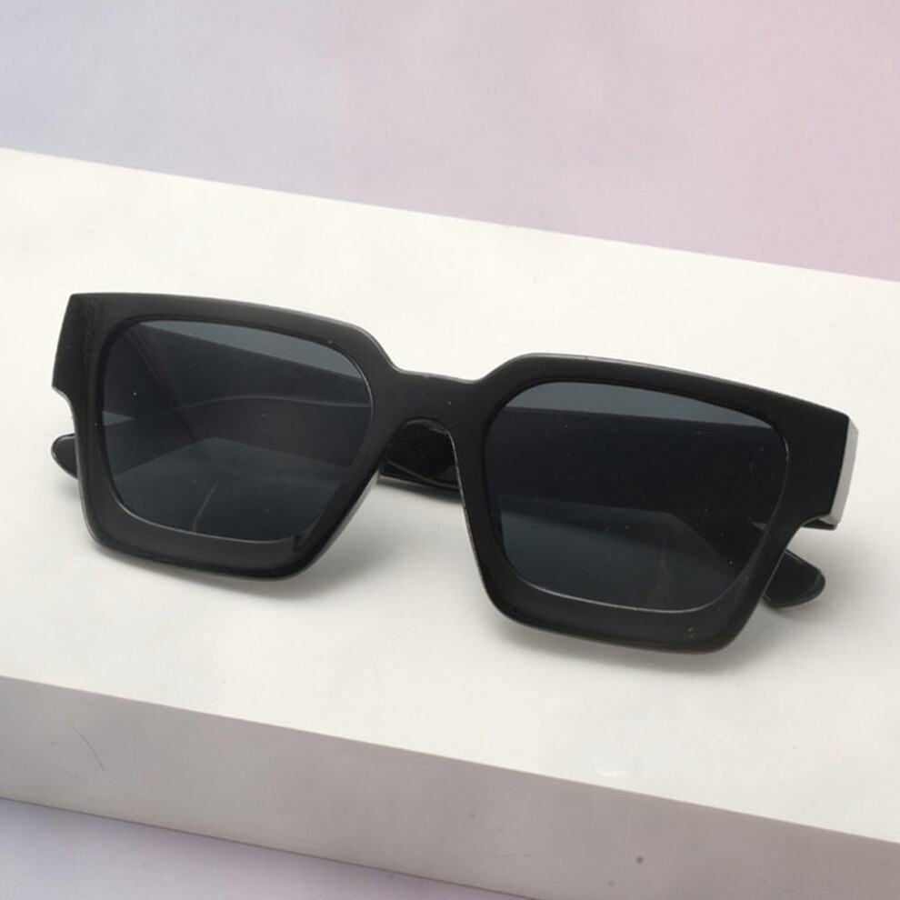 Unisex Plastic Square Sunglasses for Street Photography and
