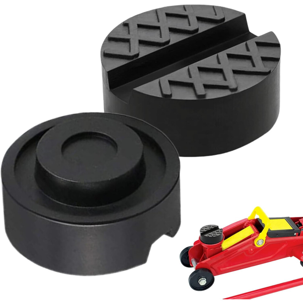 2Pcs Rubber Jack Pads For Pinch Weld & Floor Jacks Â Compatible With Most Jack Stands 9558830230650