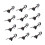 12 Pieces Train Coupler Hook Hobby Trains Accessory HO Scale Hook Train Hook for black 1
