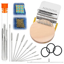 Mini Speedweve Loom for Mending Jeans, Socks & Clothes – DIY Weaving Tool with Beautiful Stitching (1 Set)