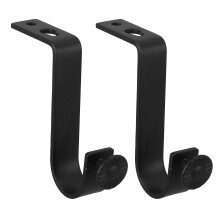 1 Set Of Heavy Duty Curtain Rod Bracket For Wall Mounting Curtain Rods And Holder Supply