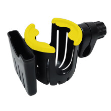 Universal 2-in-1 Cup Holder with Phone Holder for Stroller, Bike, Wheelchair, Walker, and Scooter