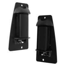 Car Door Handle Exterior Rear Left Right 2pcs Black Textured Black Plastic Without Key Hole for GMC,for Chevy 13743355 GM1520115