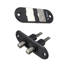 4 PCS Door Slide Gate Opener Locking System Black