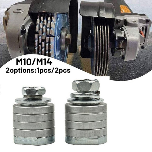 2 PièCes D'Adaptateur de Meuleuse D'Angle M10/M14 Conviennent Aux Meuleuses D'Angle 100/125 1