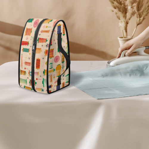 Protective Travel Iron Storage Case Sewing Tools Zipper Handle Dustproof, Case Only 2
