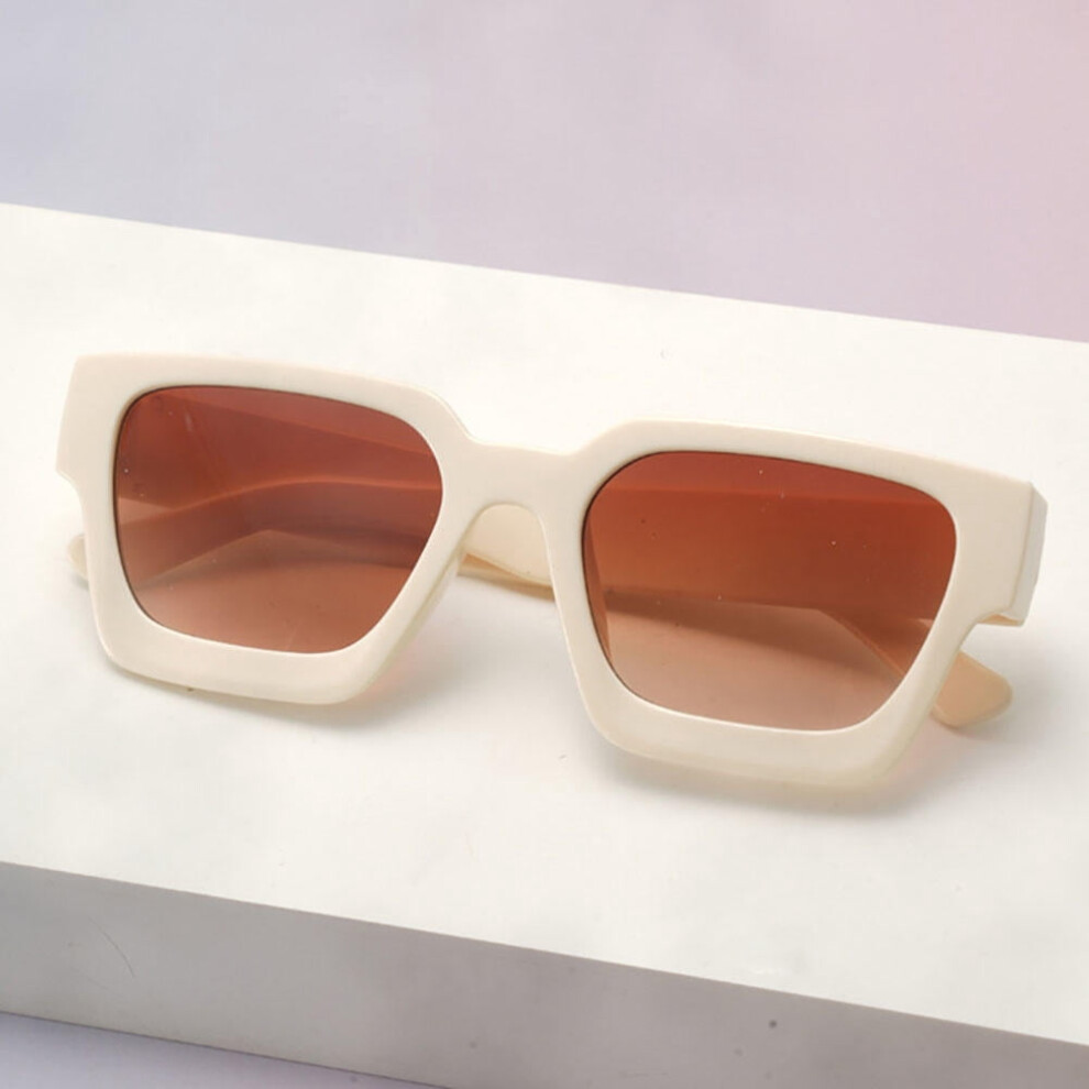 Unisex Plastic Square Sunglasses for Street Photography and