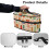 Protective Travel Iron Storage Case Sewing Tools Zipper Handle Dustproof, Case Only 5