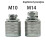 2 PièCes D'Adaptateur de Meuleuse D'Angle M10/M14 Conviennent Aux Meuleuses D'Angle 100/125 7