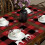 Weihnachtliche Platzsets, 4er-Set, festliche Tischsets 5