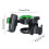Motorcycle Cup and Phone Mount Black Green 3