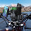 Motorcycle Cup and Phone Mount Black Green 6