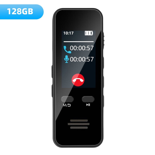 Digital Audio Voice Recorder Bluetooth-compatible Voice Activated (128GB) 1