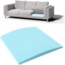High-Density Foam Sofa Cushion Insert, Curved Ergonomic Support for Sagging Seats – Comfort Upgrade for Living Room, Homeowners & Renters