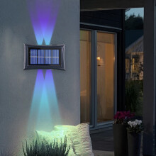 Rainproof Solar Wall Light, Auto Day Charging & Night Illumination, Modern Waterproof Outdoor Light for Courtyard, Garage, Terrace, Garden, Pathway