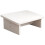 ibasenice Kitchen Step Stool Wood Foot Rest Ergonomic Design White 1Pack 1