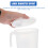 1Pc Easy to Clean Large Capacity Plastic Water Bottle for Home Refreshments 2