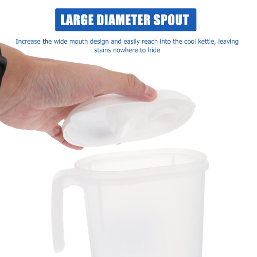 1Pc Easy to Clean Large Capacity Plastic Water Bottle for Home Refreshments 1